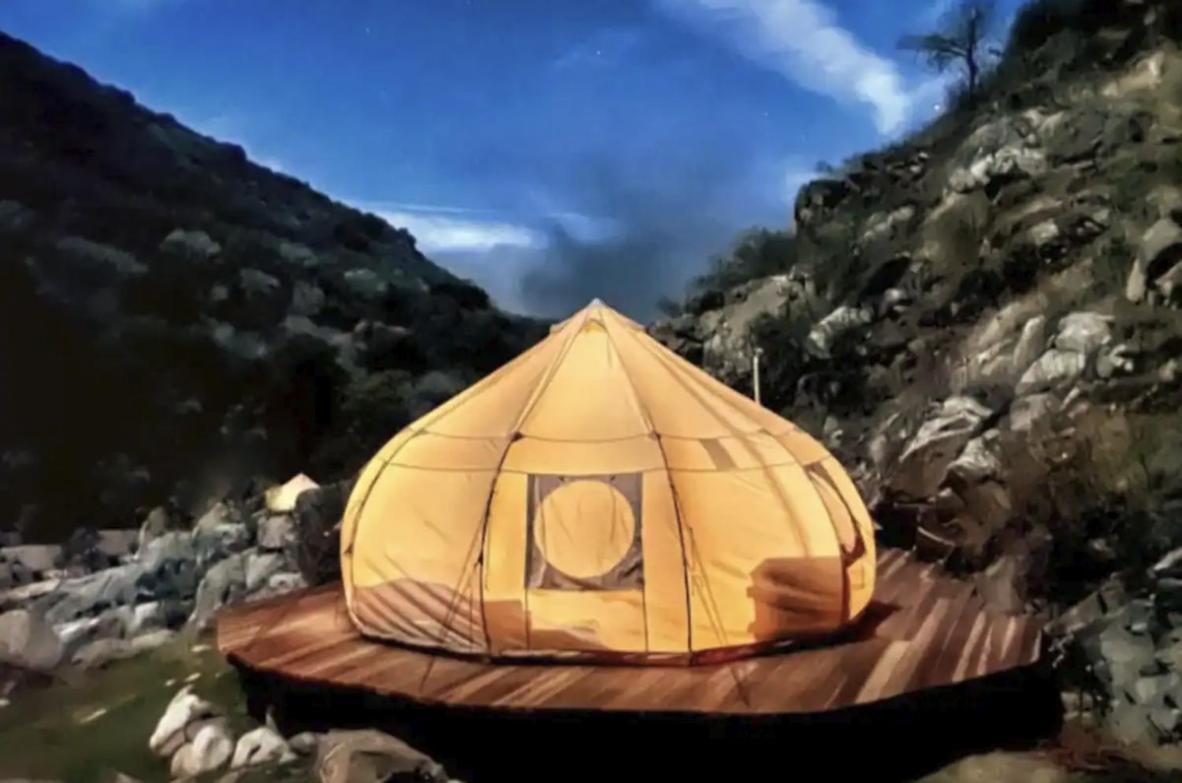 Paradise Ranch Inn - Ecstatic Tent Three Rivers Buitenkant foto